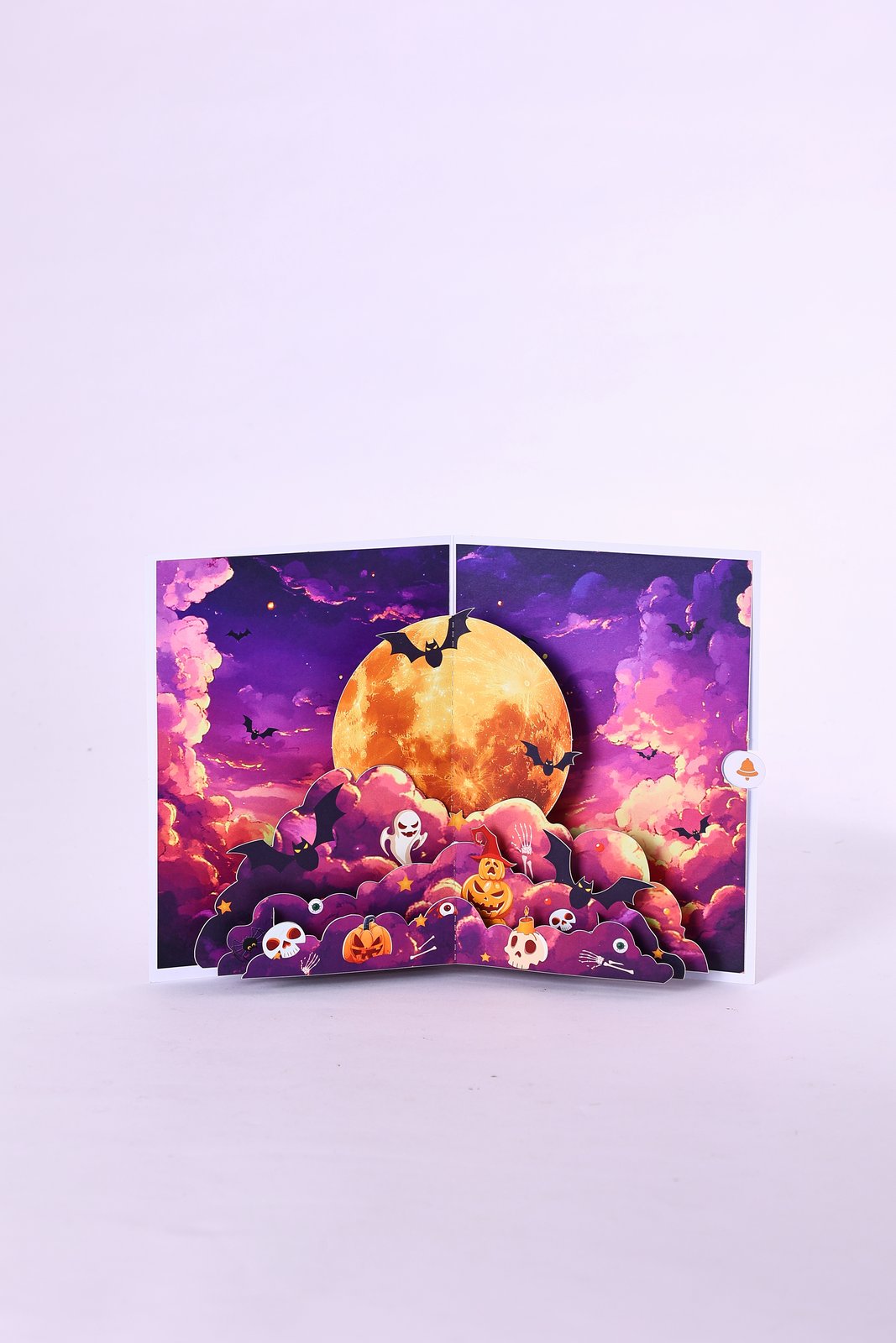Halloween Full Moon Greeting Card