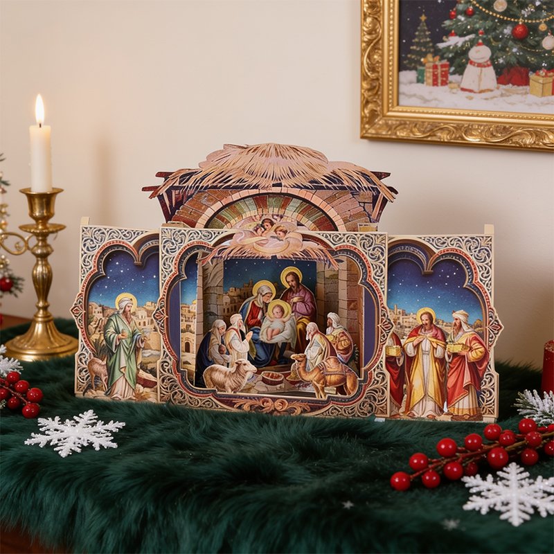 Christmas Jesus Ornament Greeting Card