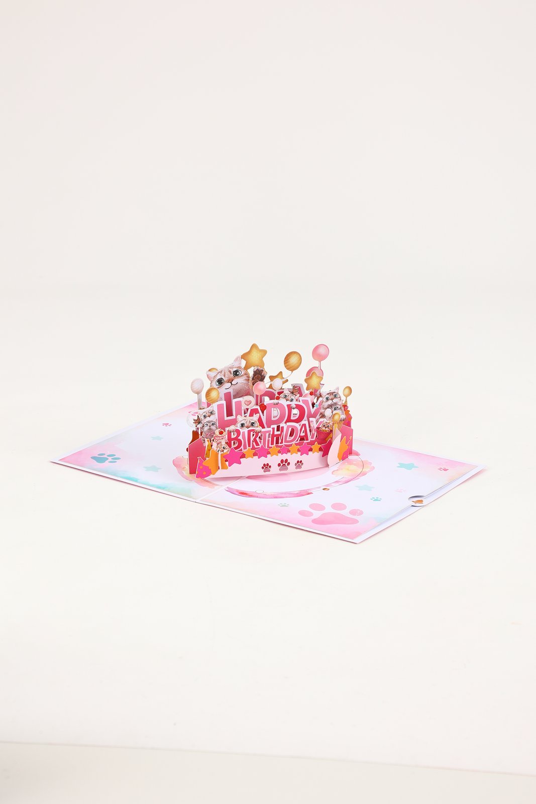 Kitten Party Birthday Greeting Card