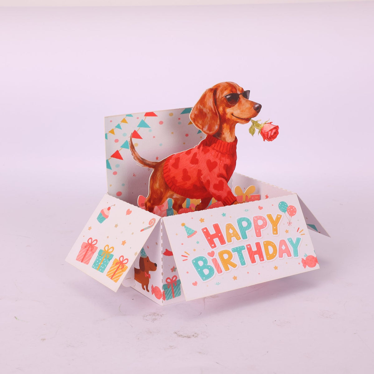 Birthday Dog Box Card