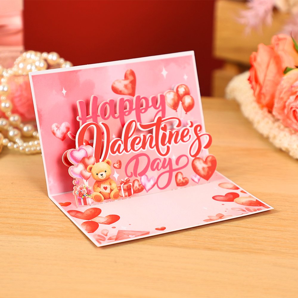 Valentine's Day 3D Pop Up Card