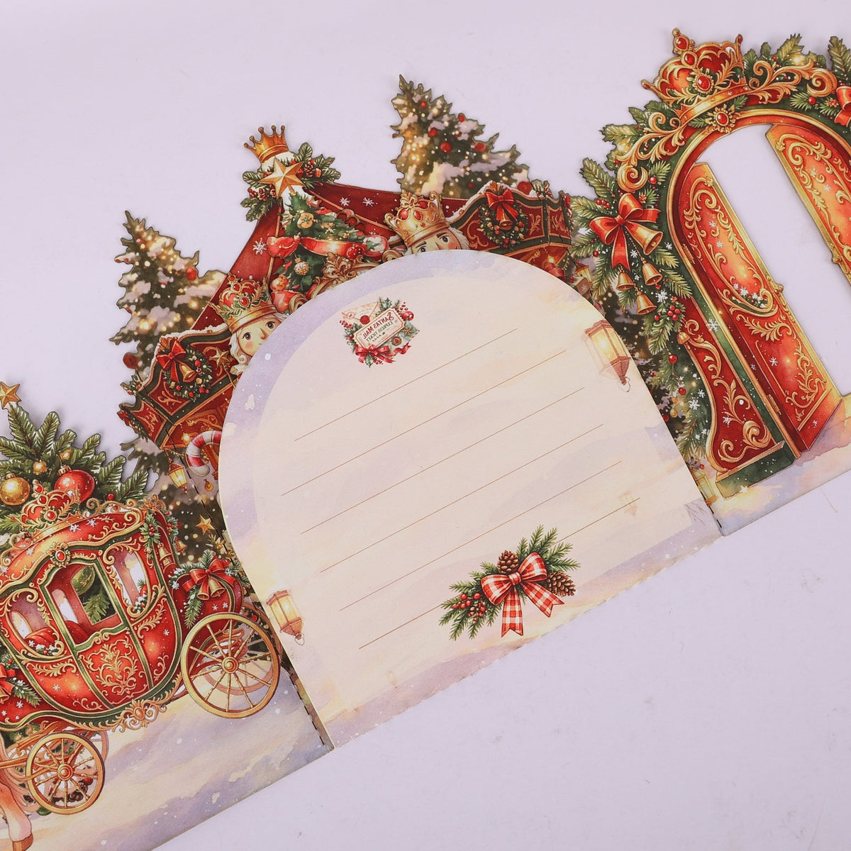 Christmas Nutcracker Double Door Pop Up Card