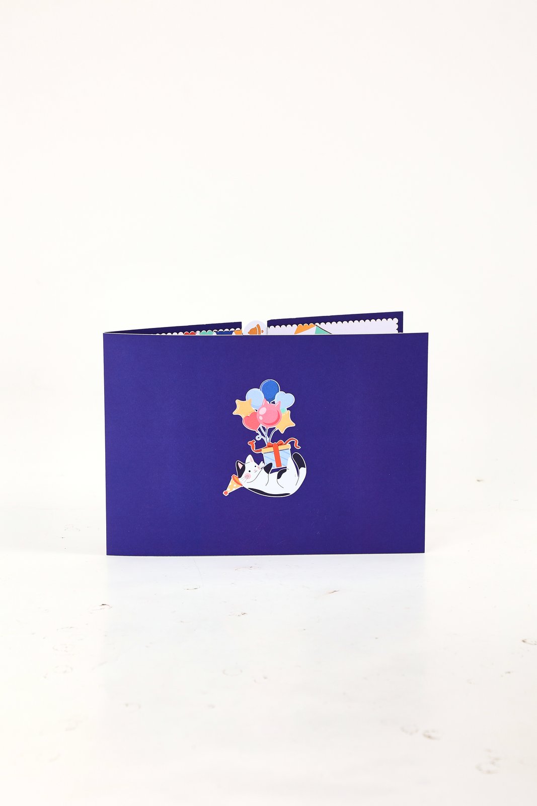 Cat Birthday Gift 3D Pop Up Card