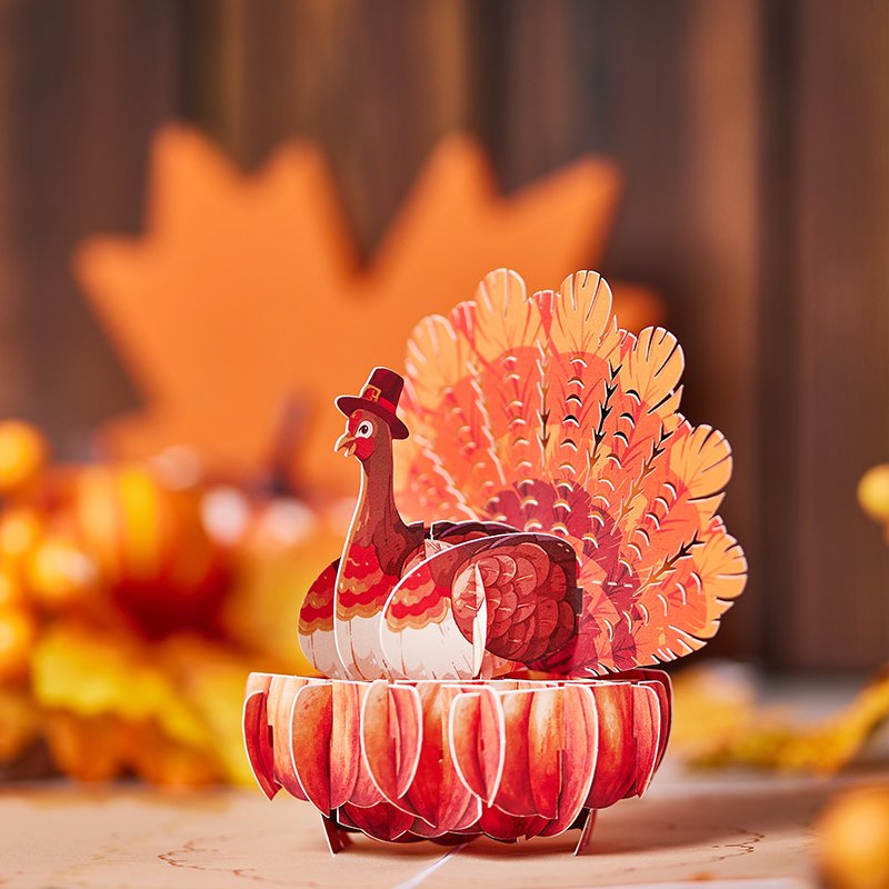 Pumpkin Turkey Greeting Card