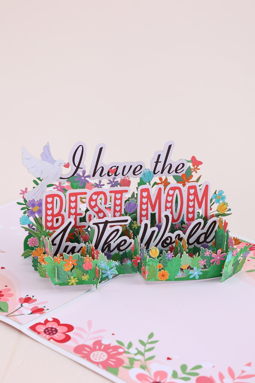Mother's Day Letter Flower Pop Up Card