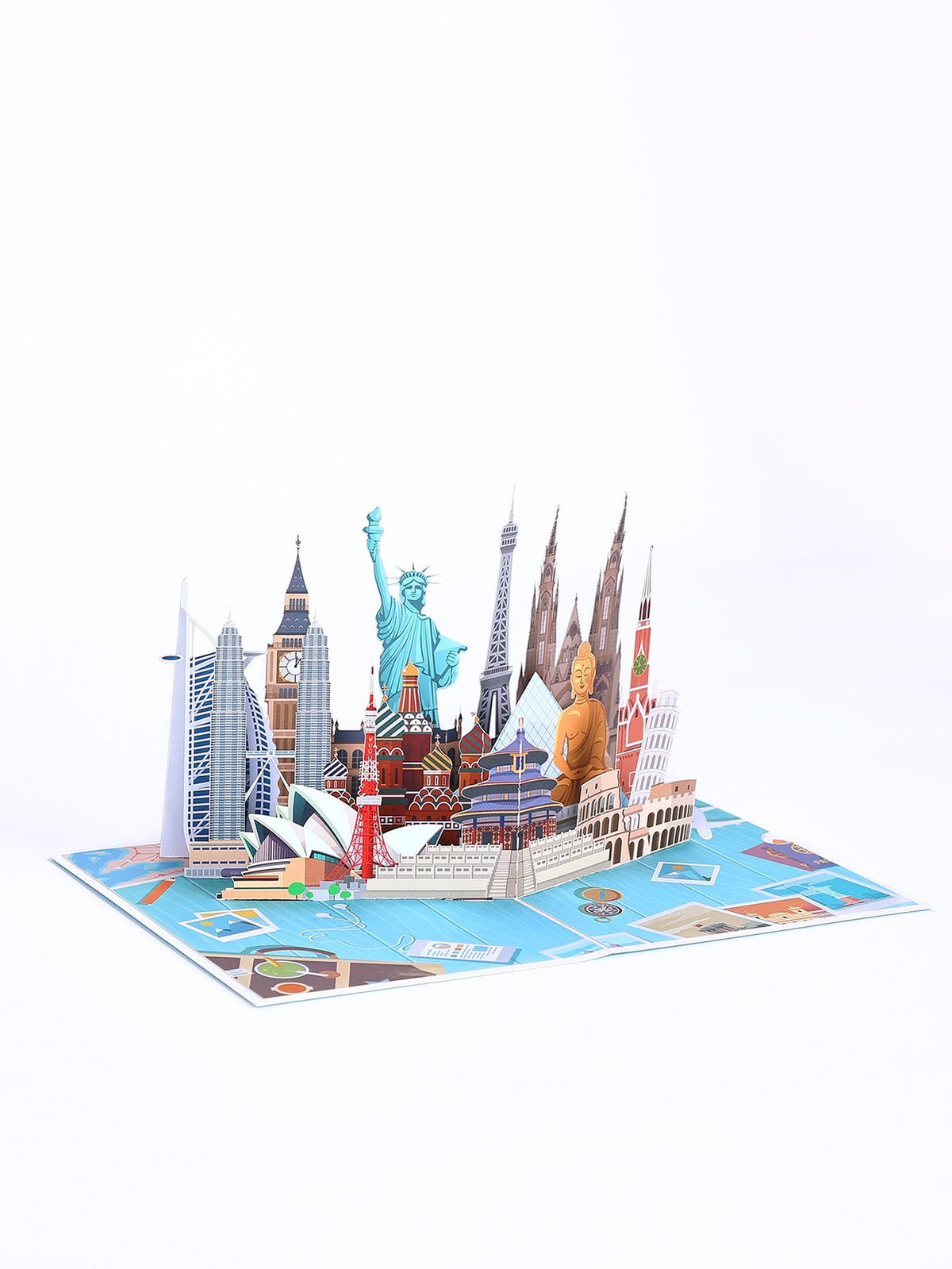 World Architecture 3D Pop Up Card