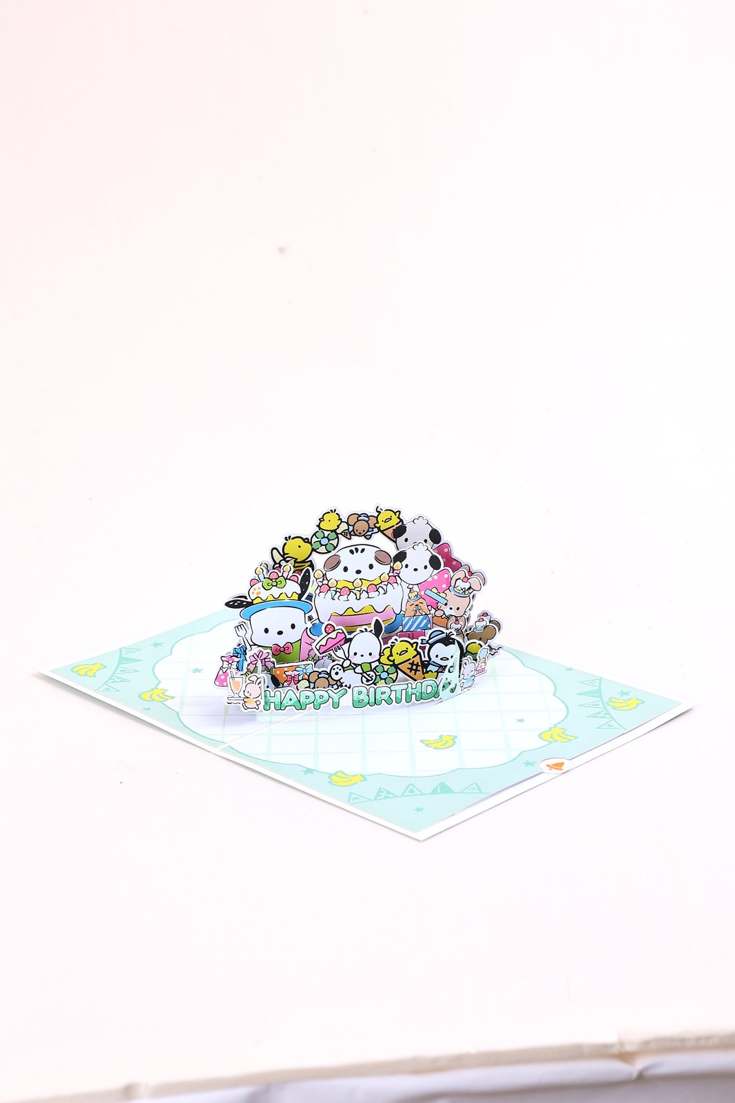 Pochacco Birthday 3D Pop Up Card