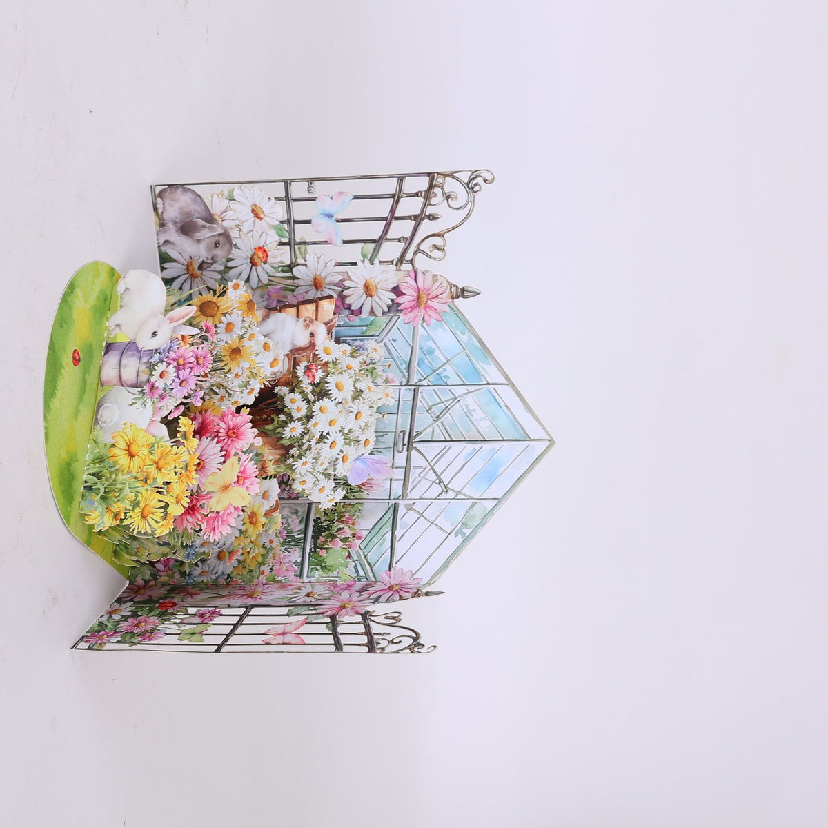 Flower Trellis Gazebo 3D Pop Up Card