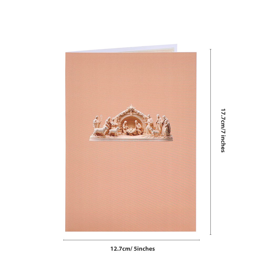 Nativity Statue 3D Pop Up Card