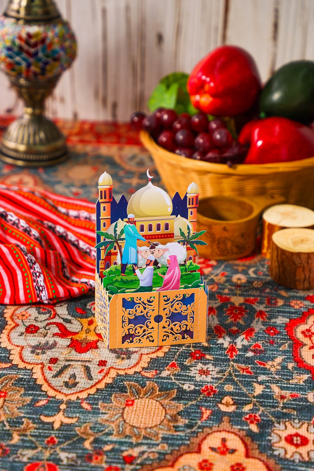 Muslim Festival 3D Pop Up Card