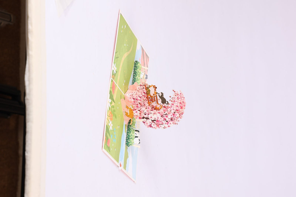 Valentine's Day Cat Greeting Card