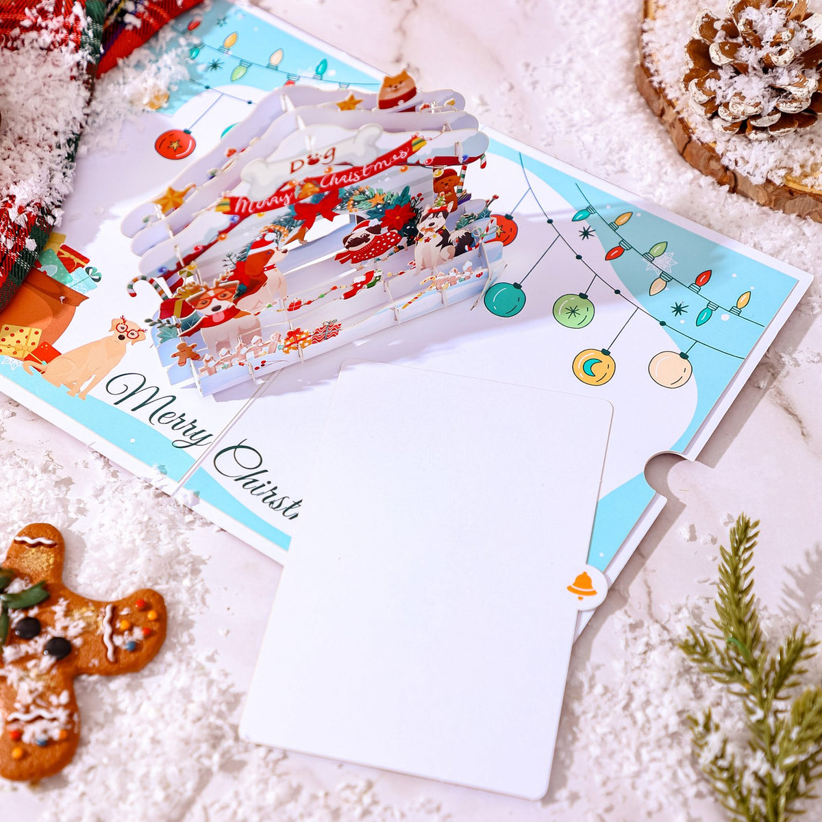 Christmas Dog 3D Pop Up Card