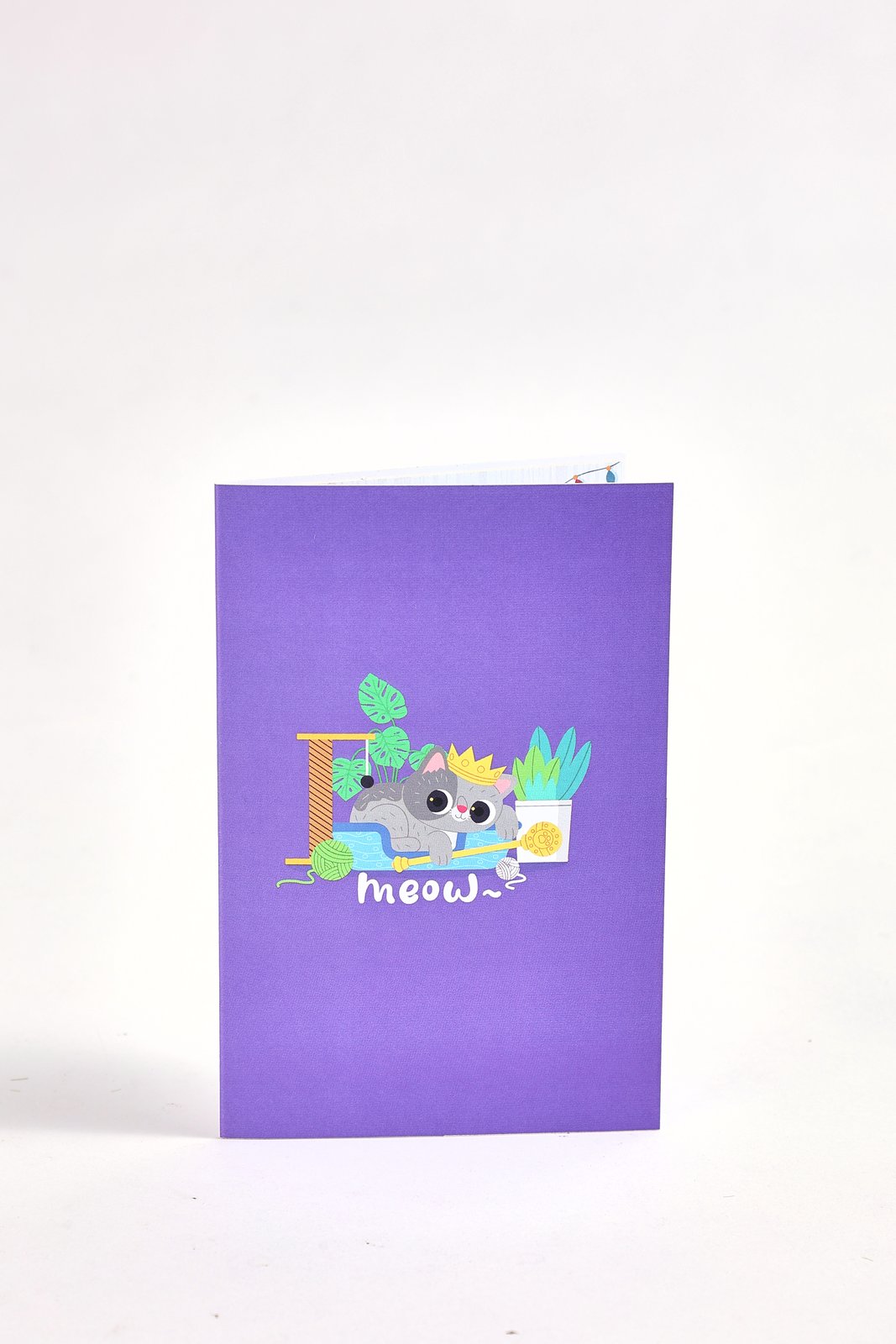 Cat Celebration Birthday Greeting Card