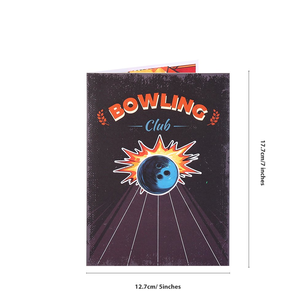 Bowling Strike 3D Pop Up Card