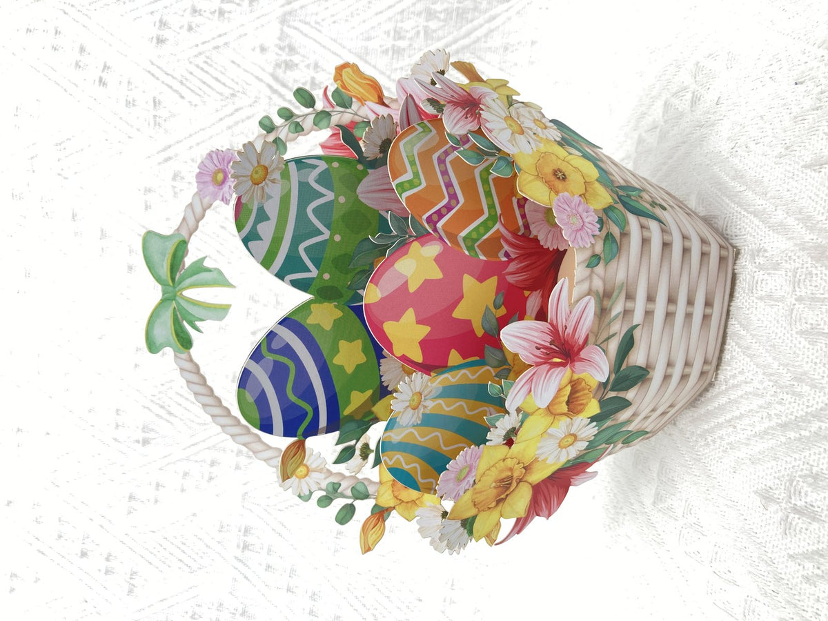 Easter Basket Pop Up Card