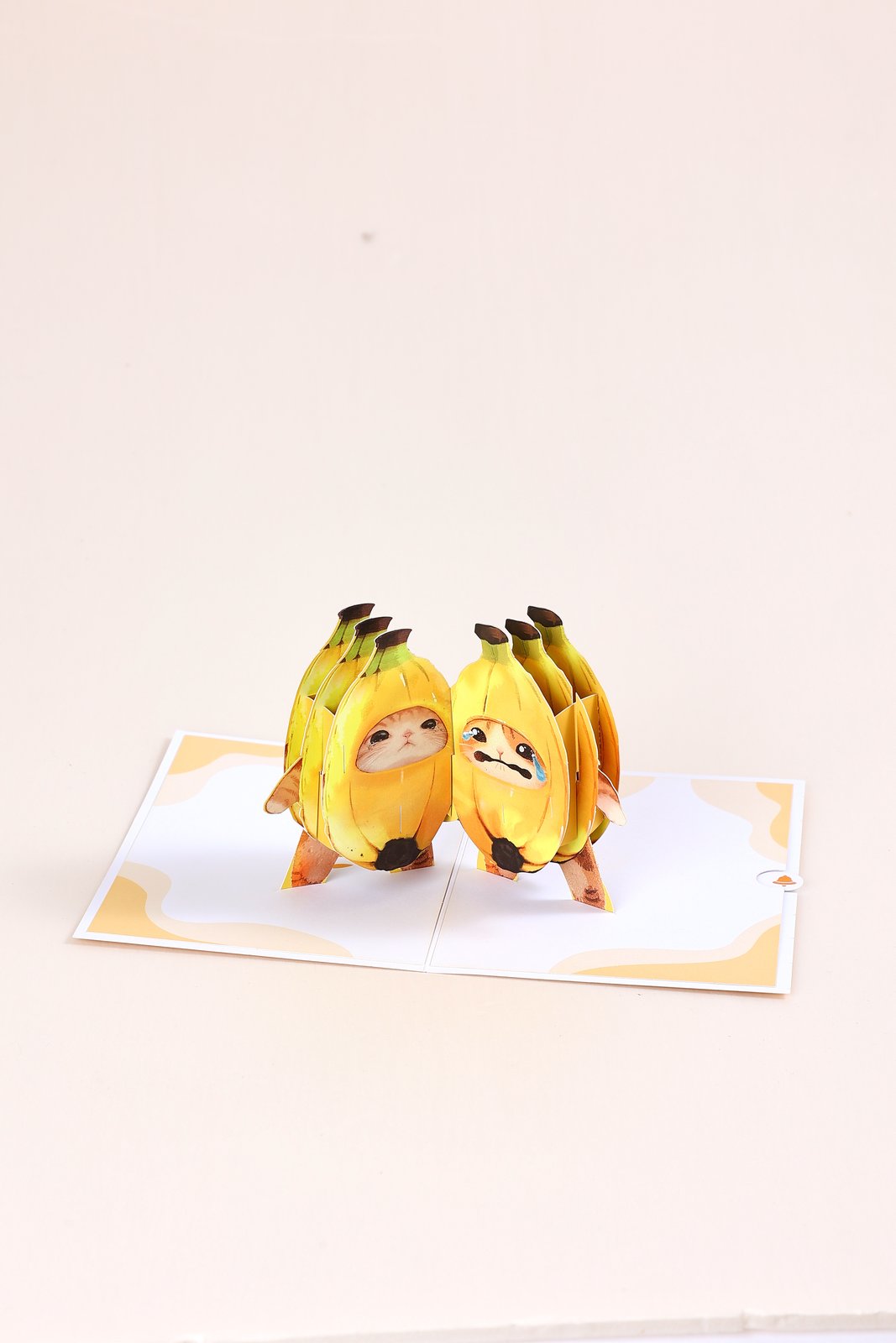 Banana Cat Greeting Card