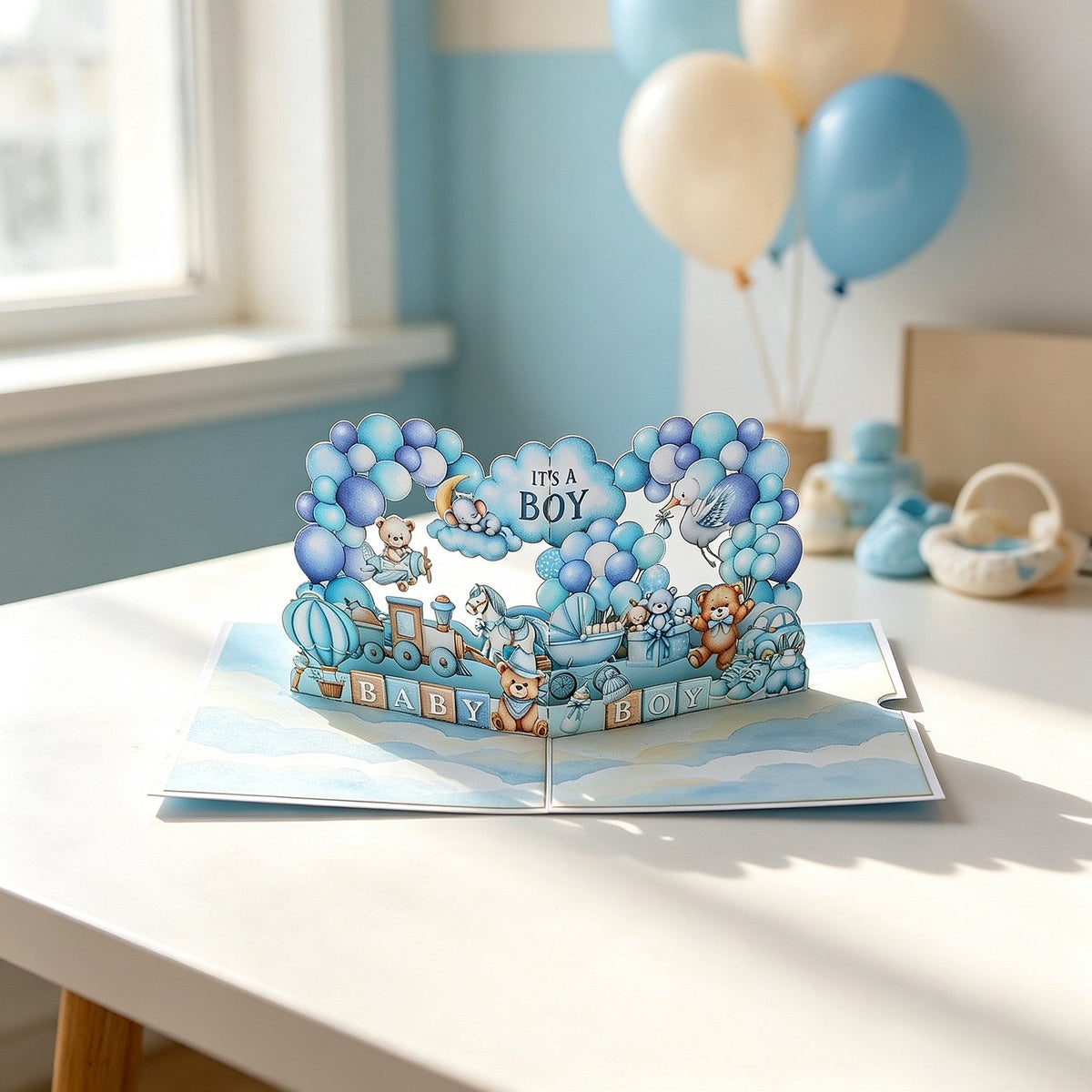 Boy 3D Pop Up Card
