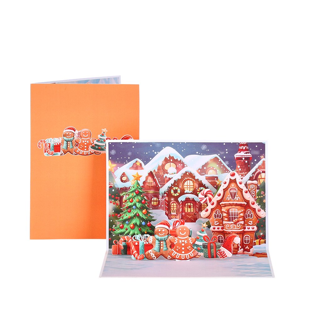Christmas Sleigh Gift Flip Pop Up Card