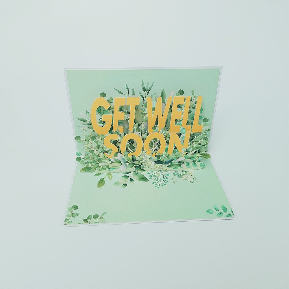 Get Well Soon 3D Pop Up Card