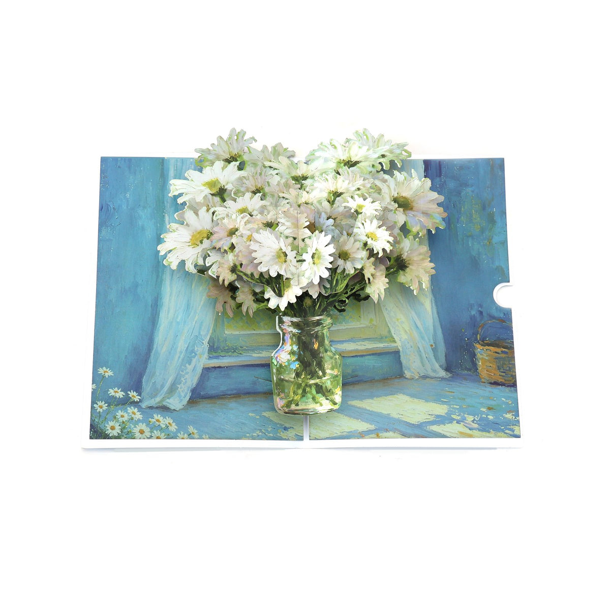Daisy Art 3D Pop Up Card