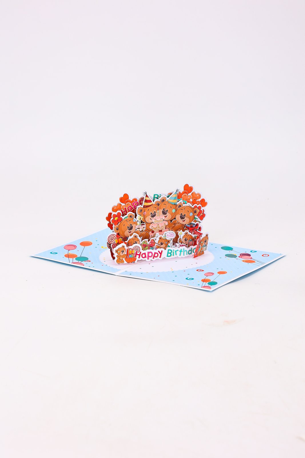 Birthday Bear 3D Pop Up Card