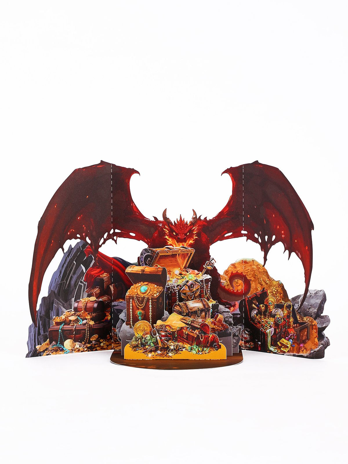 Red Fire Dragon 3D Pop Up Card