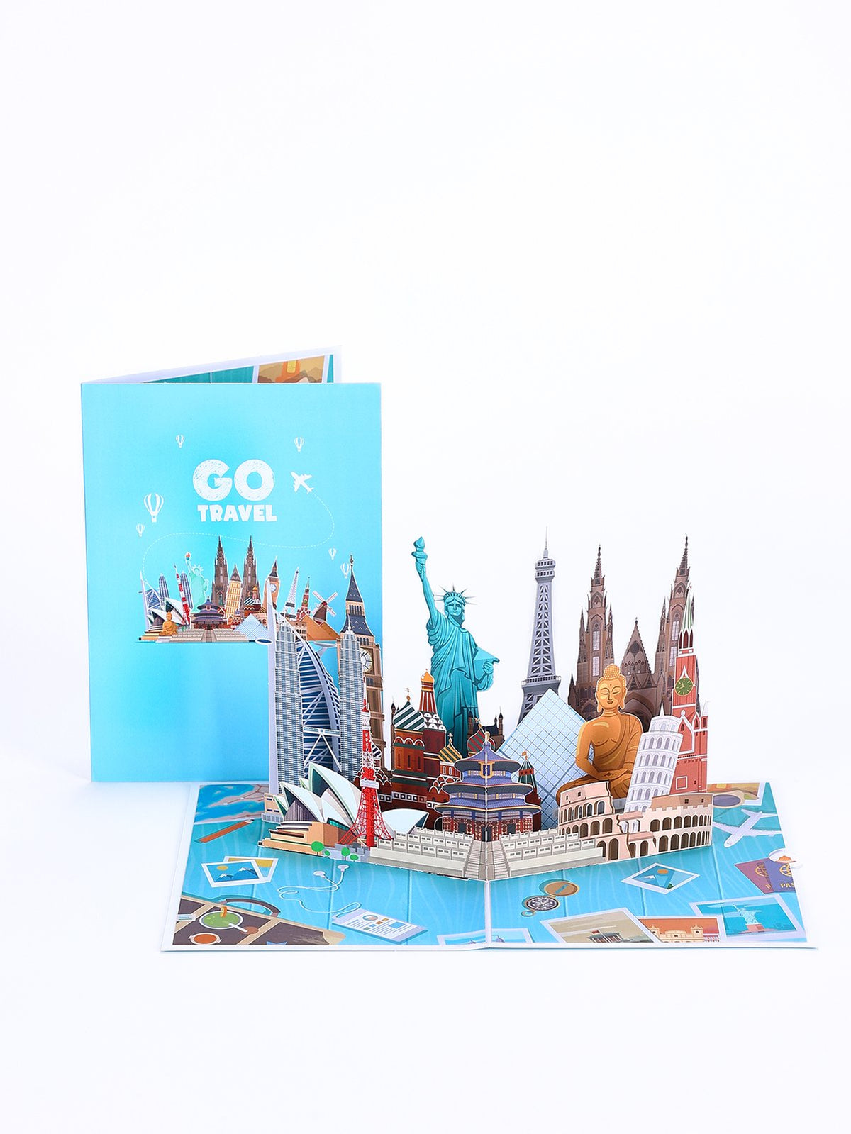 World Architecture 3D Pop Up Card