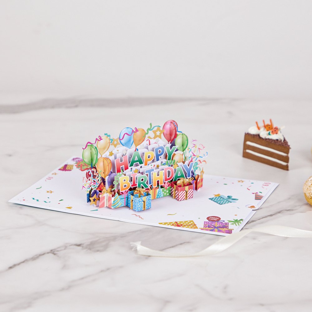 Happy Birthday 3D Pop Up Card
