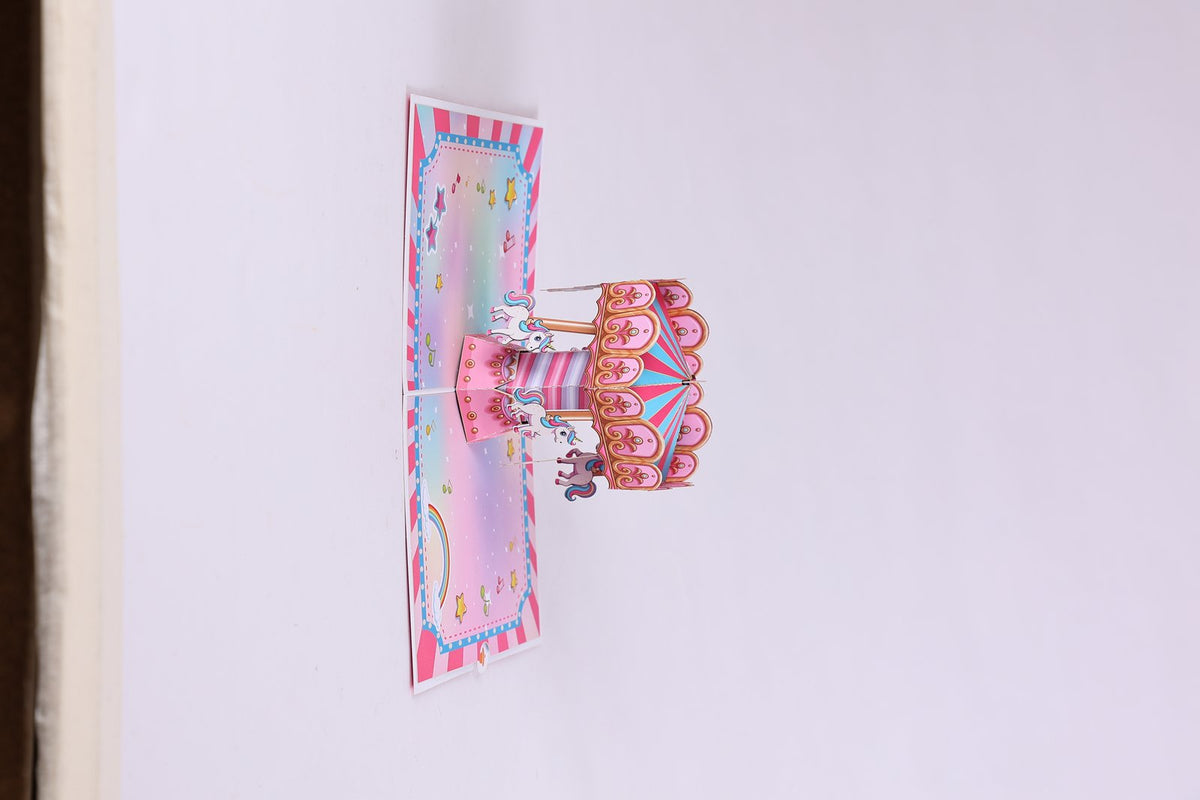 Carousel Birthday Greeting Card