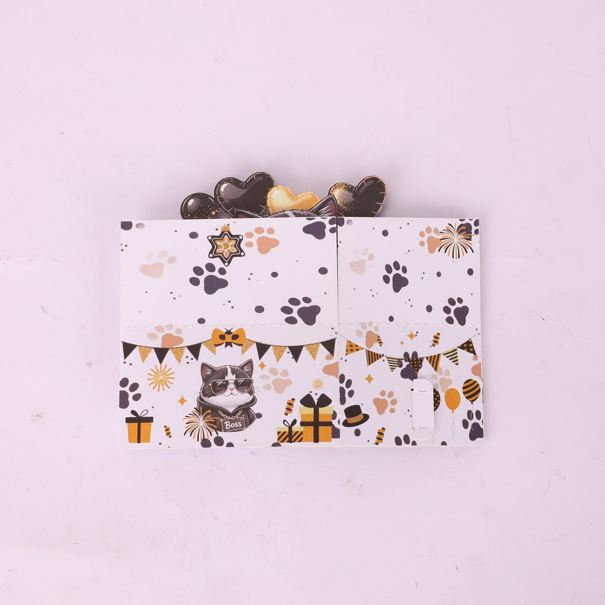 Birthday Cat Box Card
