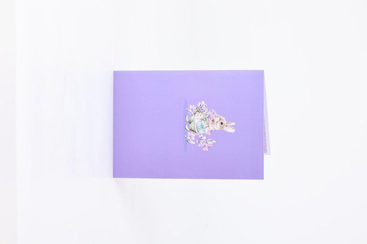 Crescent Moon Lily 3D Pop Up Card