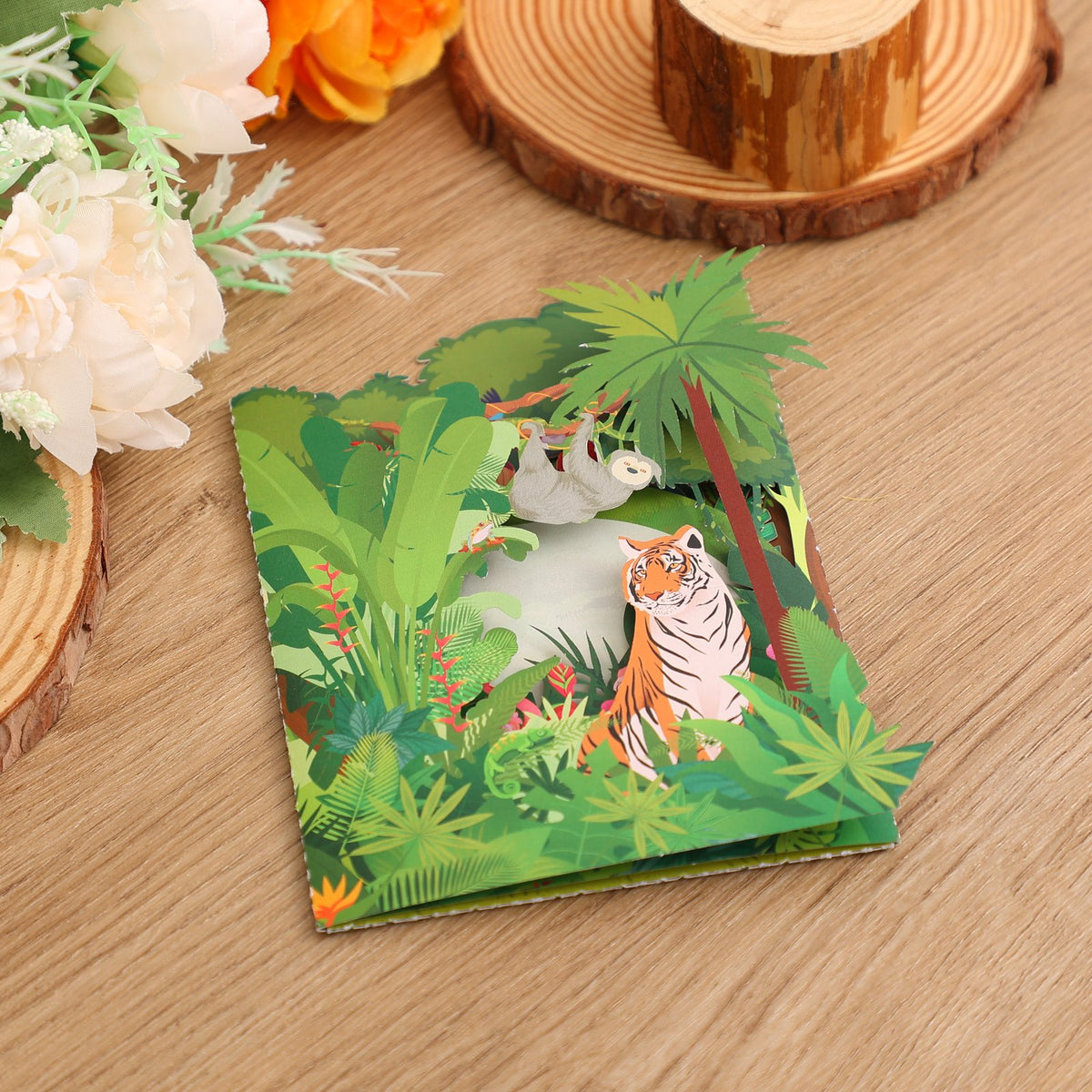 Tropical Rainforest 3D Pop Up Card