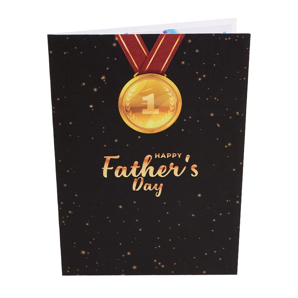 Father's Day Trophy 3D Pop Up Card