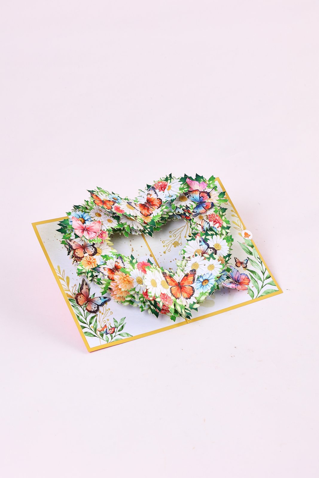 Heart Butterfly Greeting Card