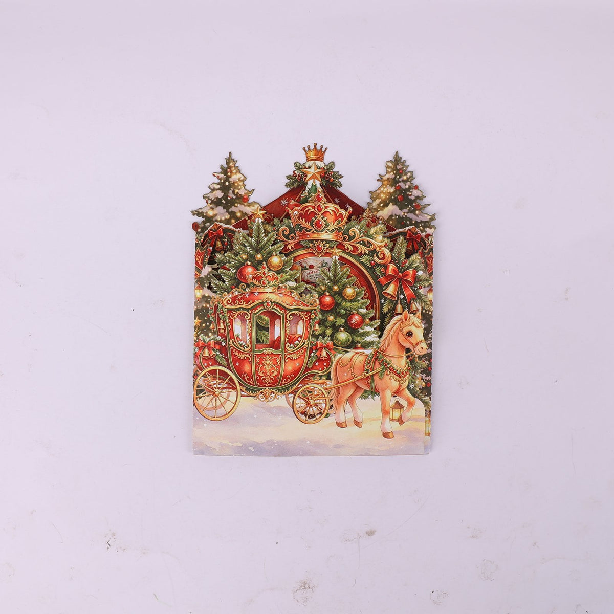 Christmas Nutcracker Double Door Pop Up Card