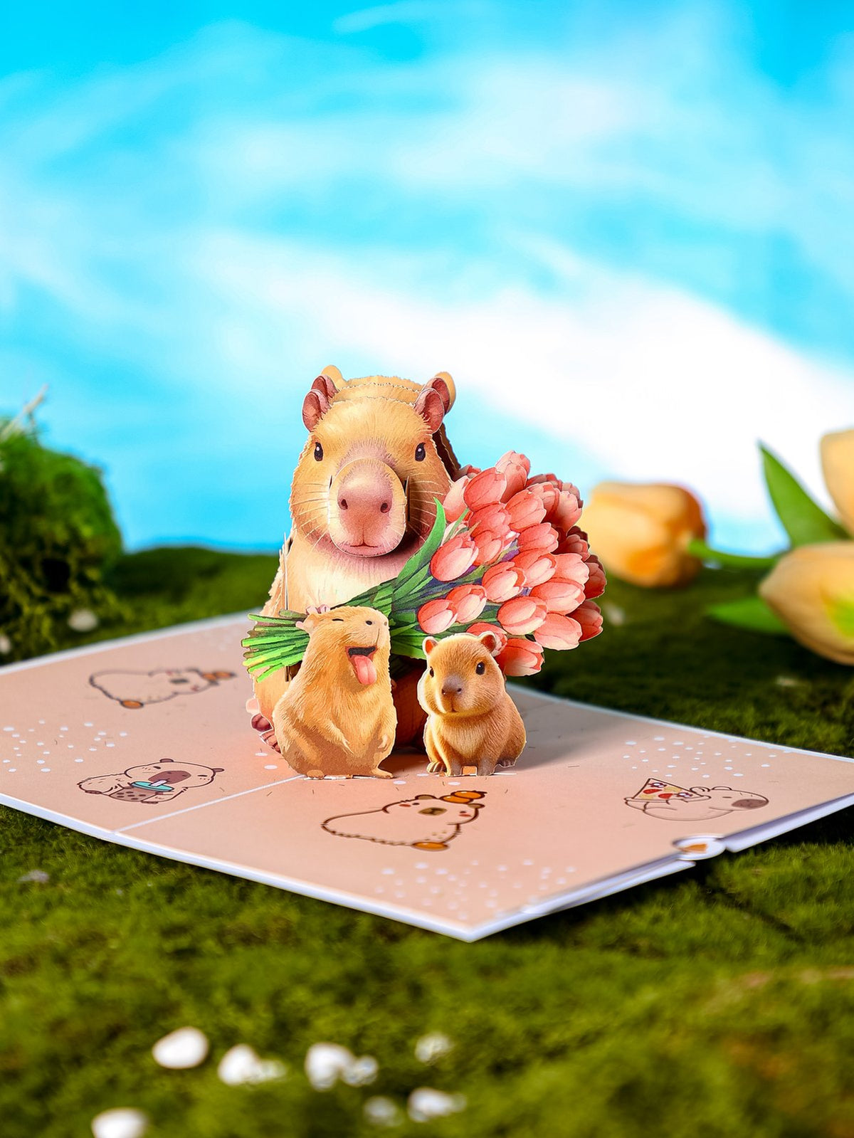 Capybara Greeting Card
