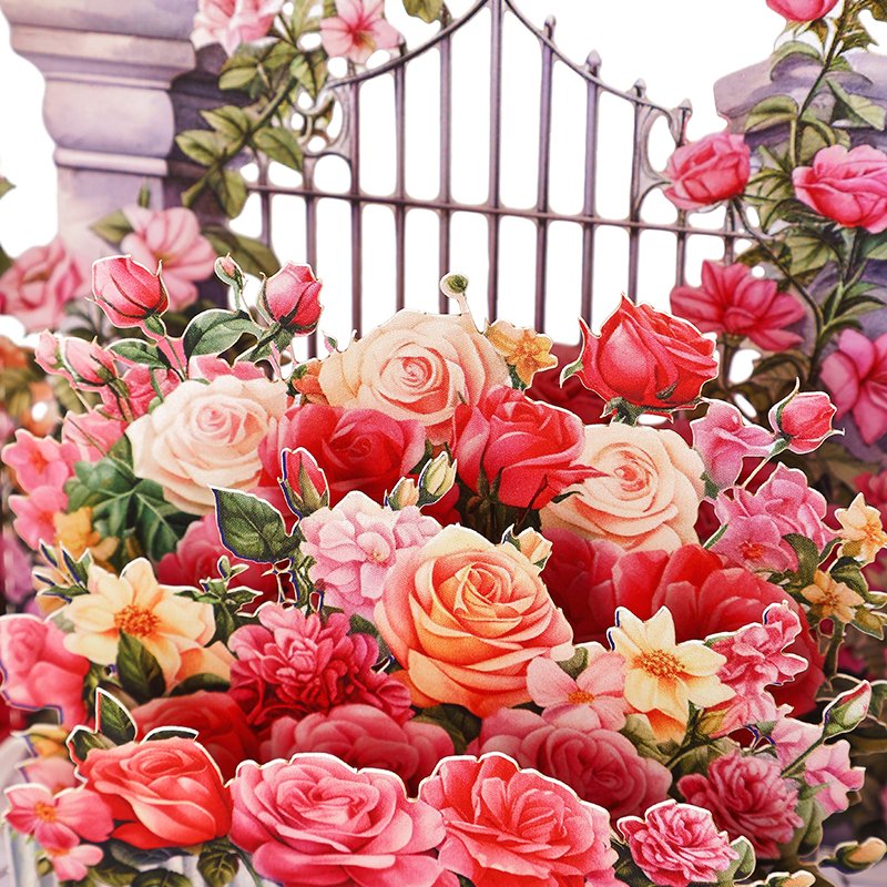 Romantic Garden 3D Pop Up Card