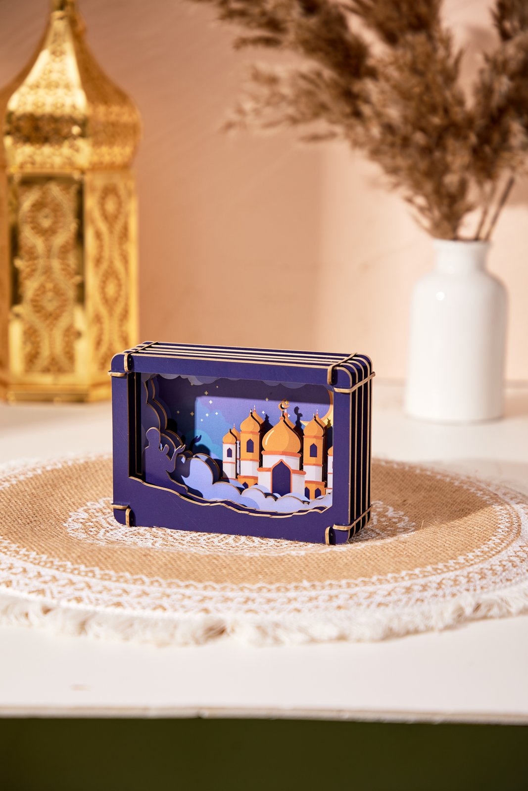 Muslim Hajj Pilgrimage 3D Art Pop Up Card