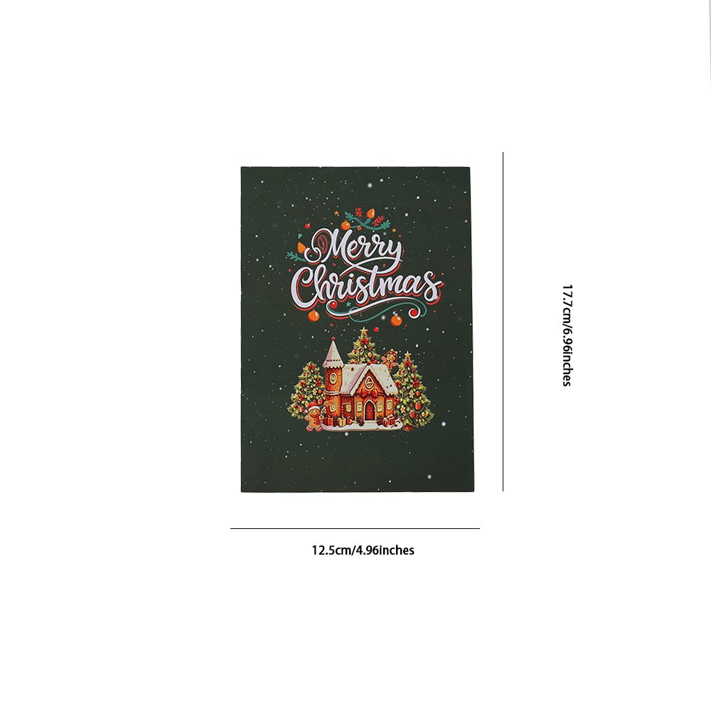 Christmas Gingerbread House Greeting Card