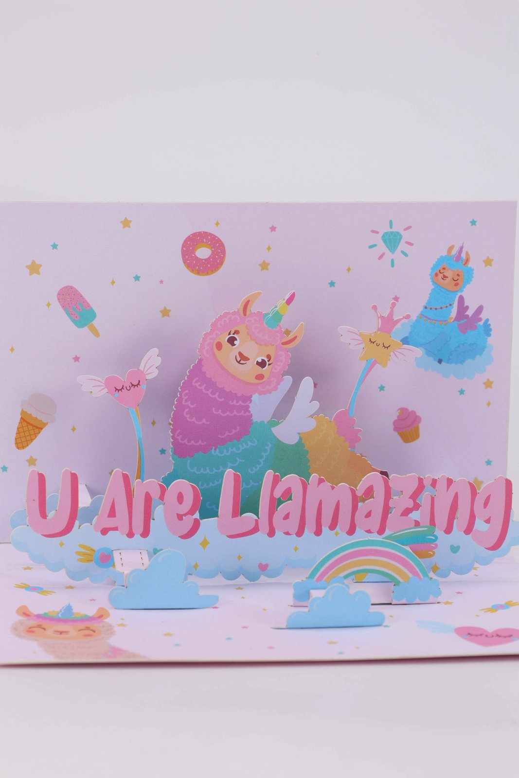 U Are Llamazing Girls 3D Pop Up Card