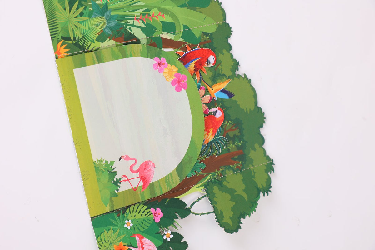 Tropical Rainforest 3D Pop Up Card