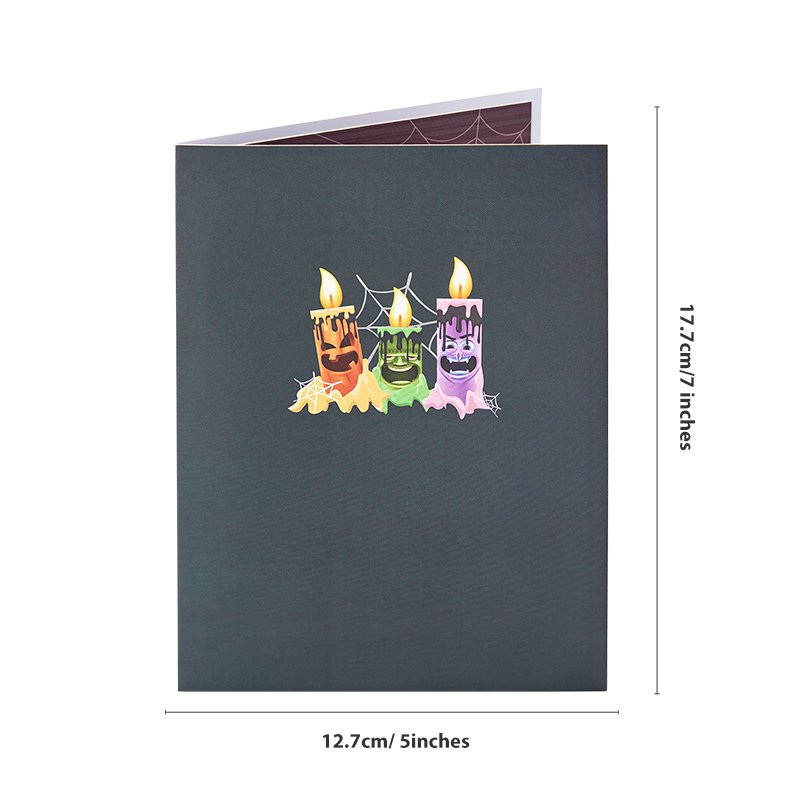 Halloween Candle Pop Up Card