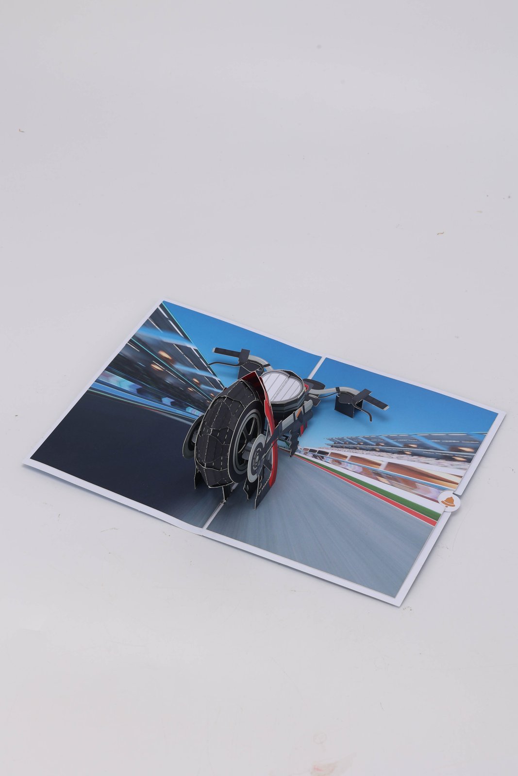 Motorcycle 3D Pop Up Card