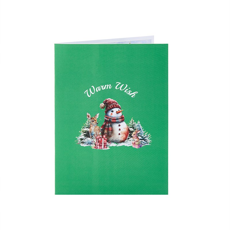 Christmas Tree Woods Greeting Card