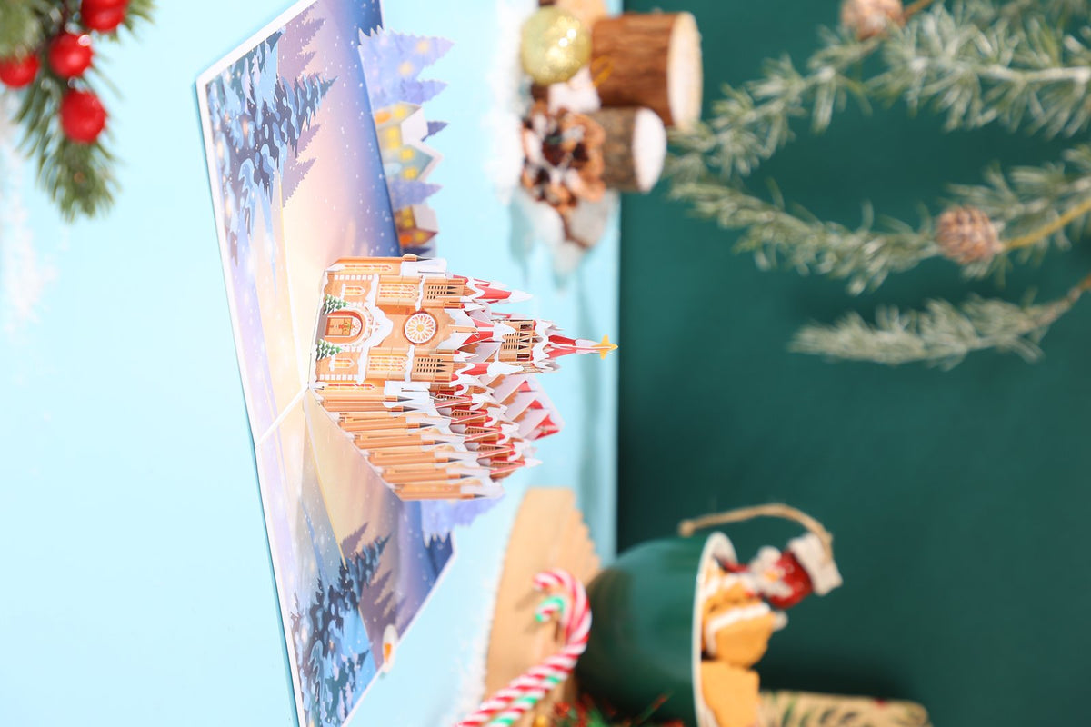 Icy Castle 3D Pop Up Card