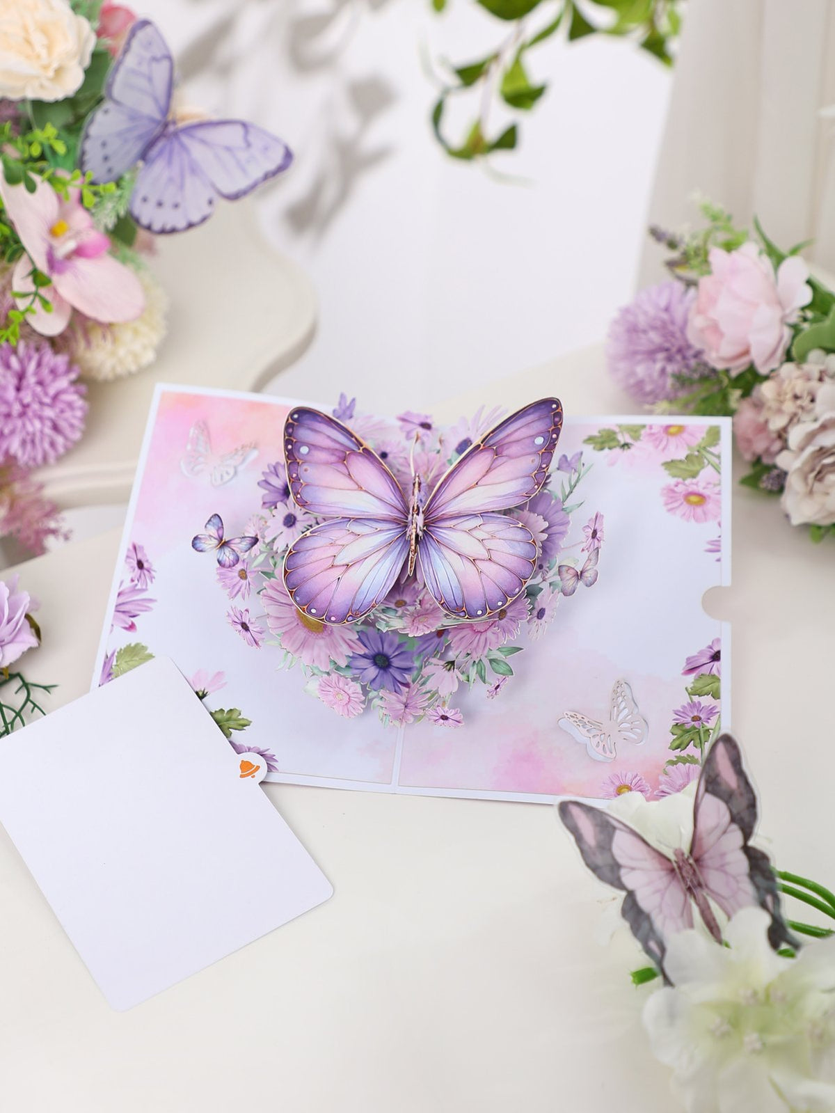 Daisy Butterfly 3D Pop Up Card