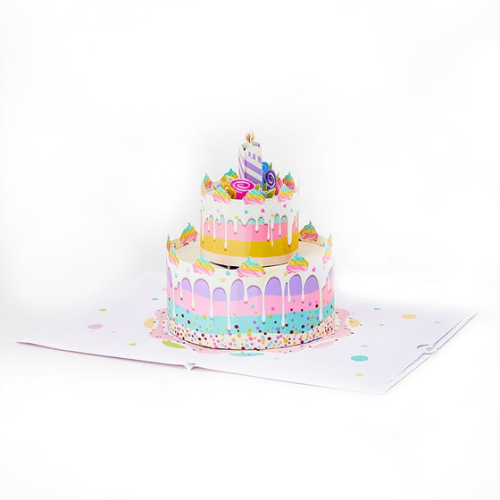Candy Cake 3D Pop Up Birthday Card