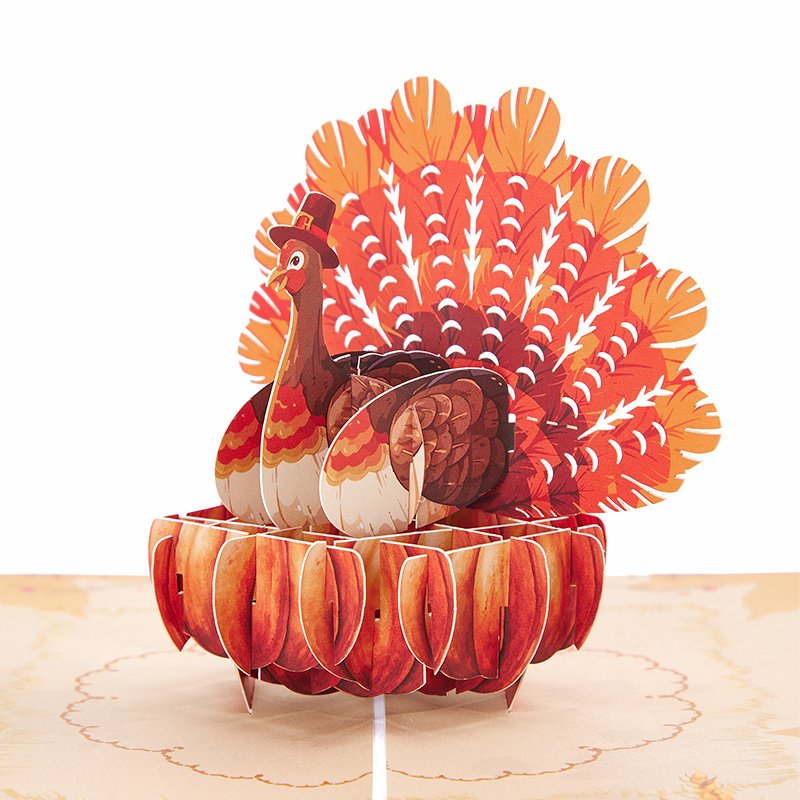 Pumpkin Turkey Greeting Card