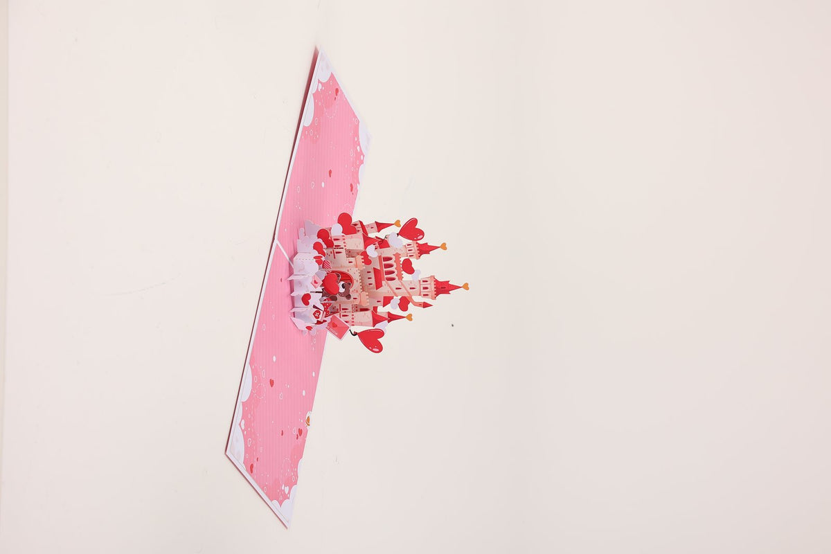 Valentine's Day Castle Greeting Card