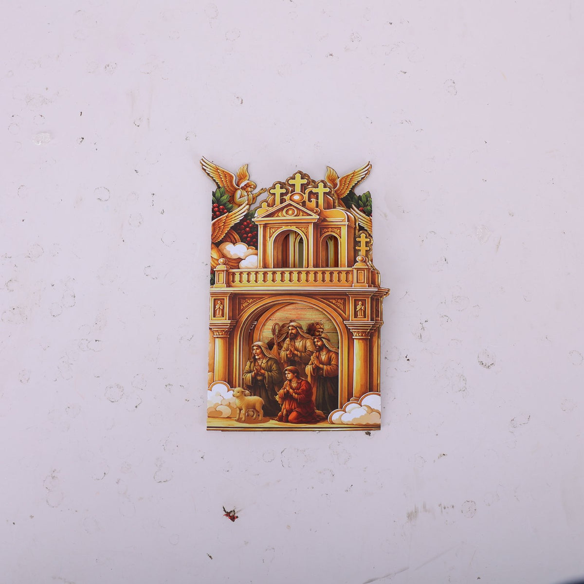 Nativity Double Door Pop Up Card